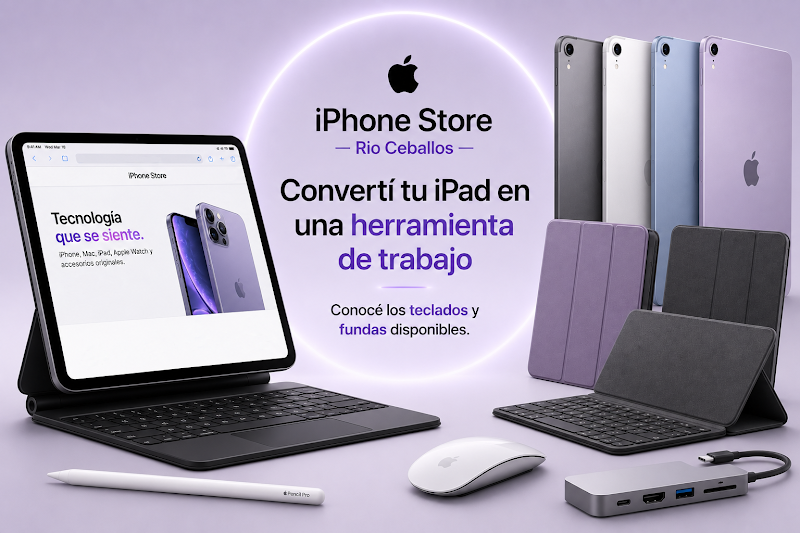 Elegí el accesorio ideal para usar tu iPad como todos los días.